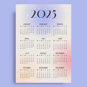 A3 Wall Calendar – Custom Printed