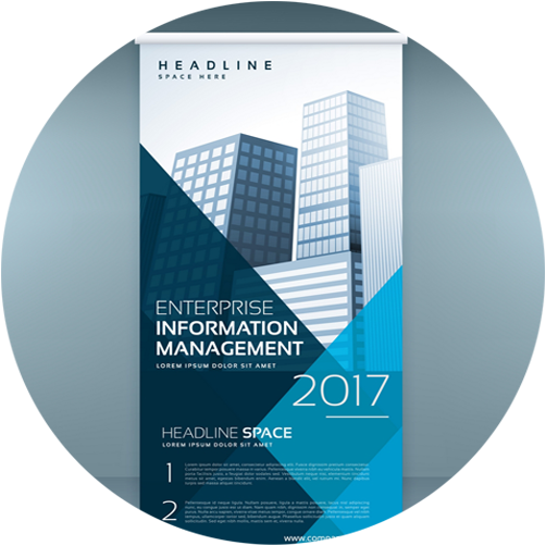 Portable Roll-Up Display Banners